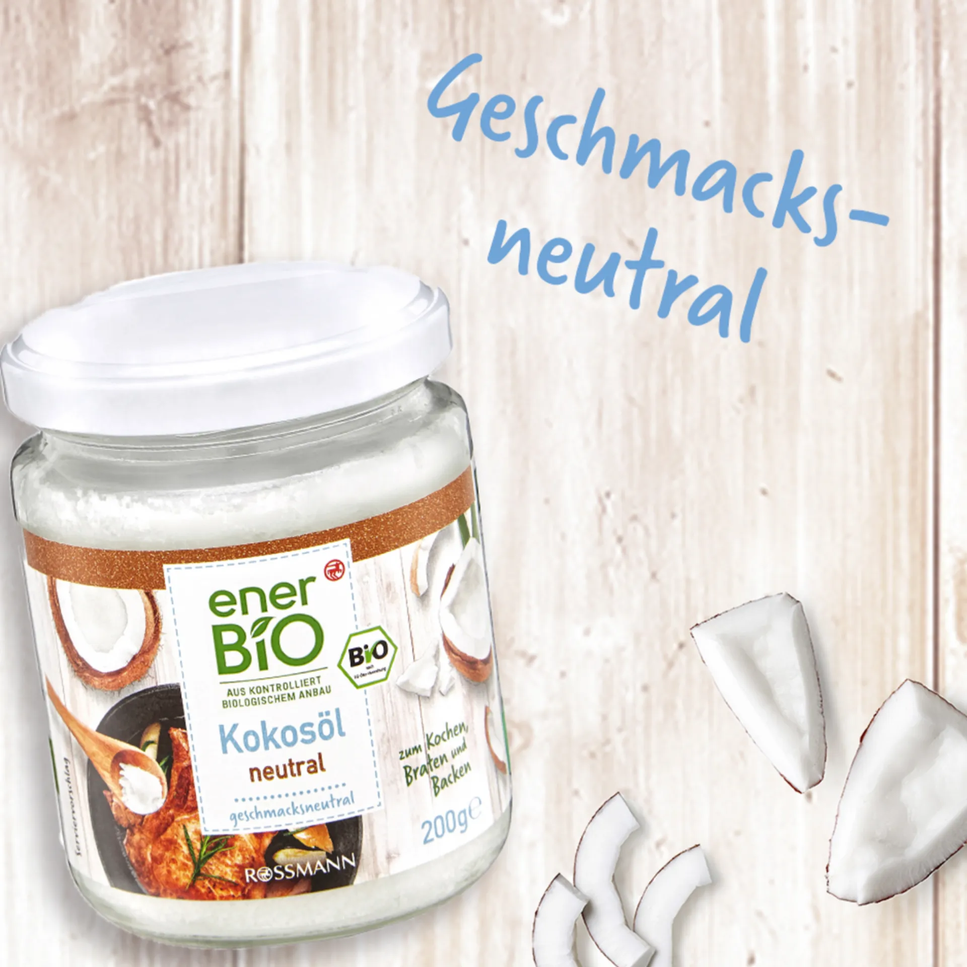 Dầu dừa hữu cơ không mùi vị, 200 g - Ảnh 2