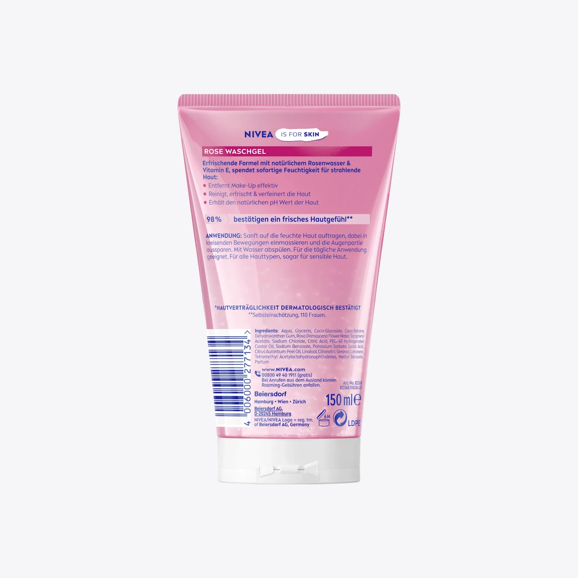 Sữa rửa mặt dưỡng da hương hoa hồng, 150 ml - Ảnh 2
