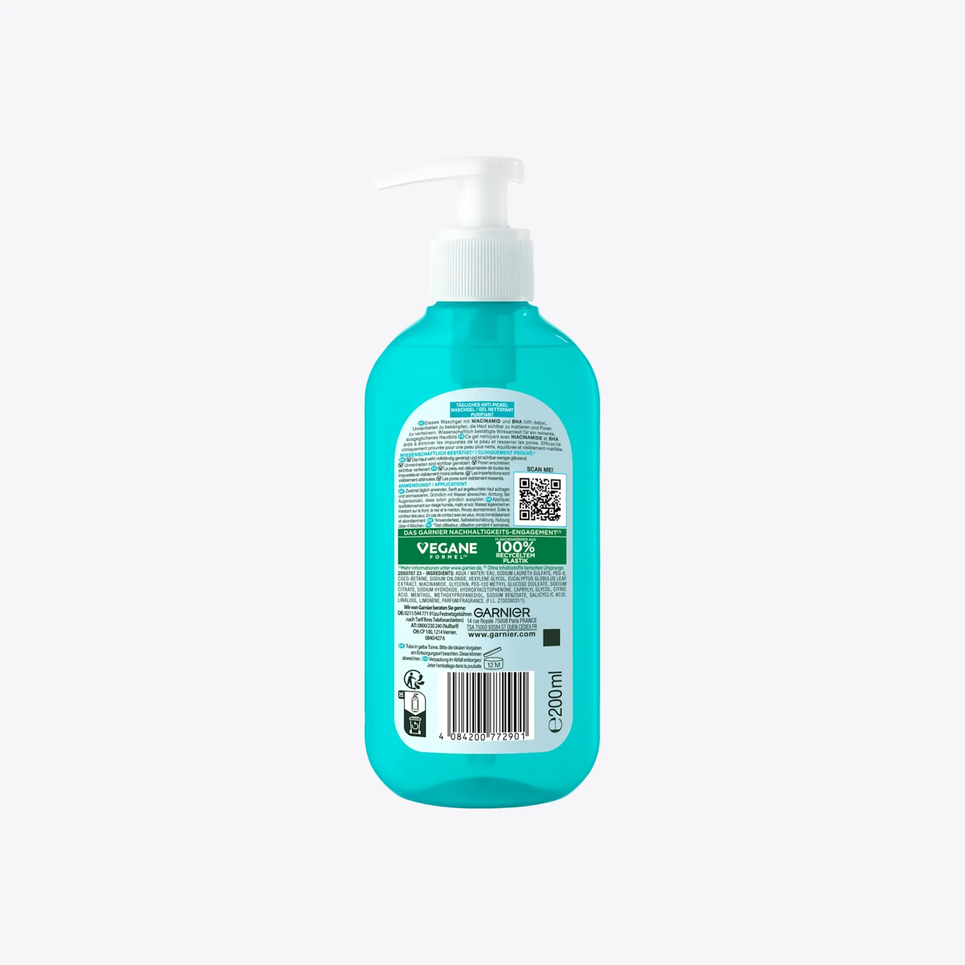Gel rửa mặt trị mụn làm sạch và thoáng da, 200 ml - Ảnh 2