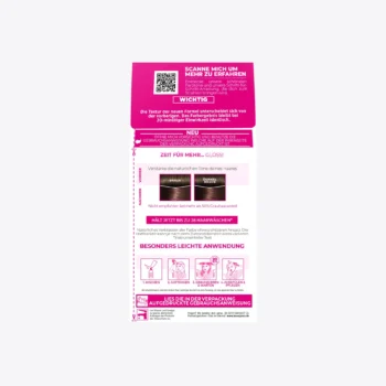 Thuốc nhuộm tóc bán vĩnh viễn màu Nâu mã 400, 1 hộp - Ảnh 3