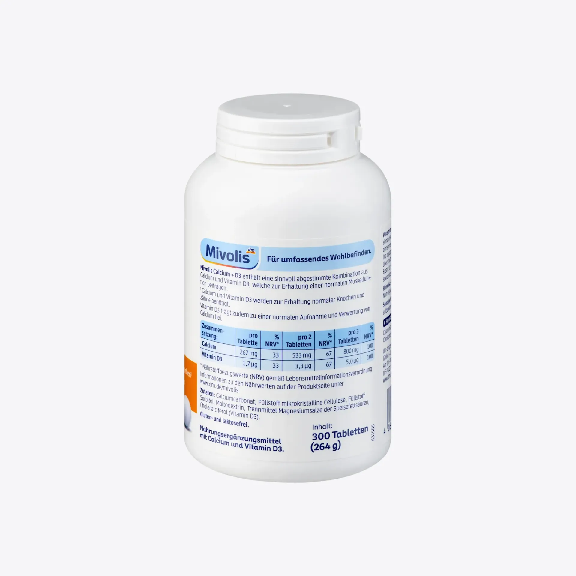 Viên uống bổ xung Canxi + Vitamin D3, 300 viên 264 g - Ảnh 3