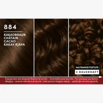 Kem nhuộm màu đậm đặc  884 Nâu Cacao, 1 hộp - Ảnh 12